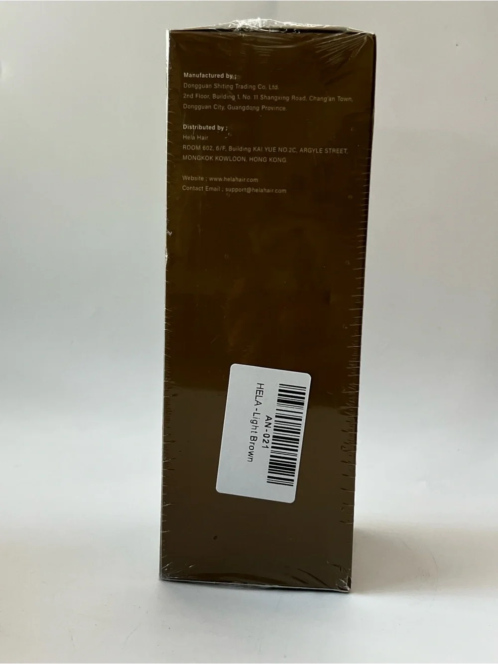 HELA Hair Instant Hair Dye Shampoo Color Light Brown 200ml - NEW
